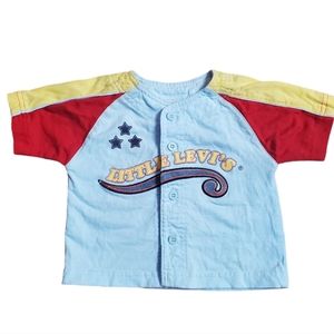 Levis little levis Button Down Top 100% Cotton